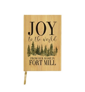Personalized State Joy To The World Woods Journal